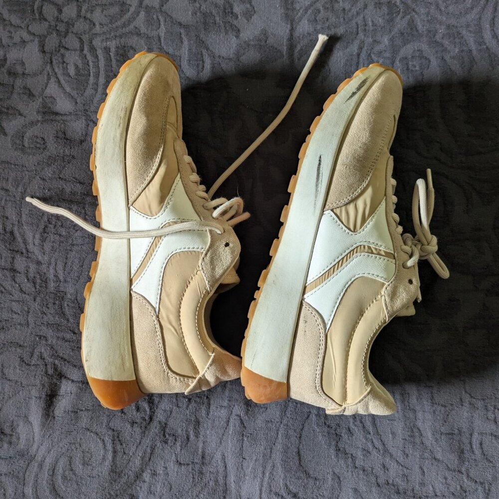 Steve Madden CAMPO Beige Multi Tennis/Fashion Sneakers Tennis Shoes